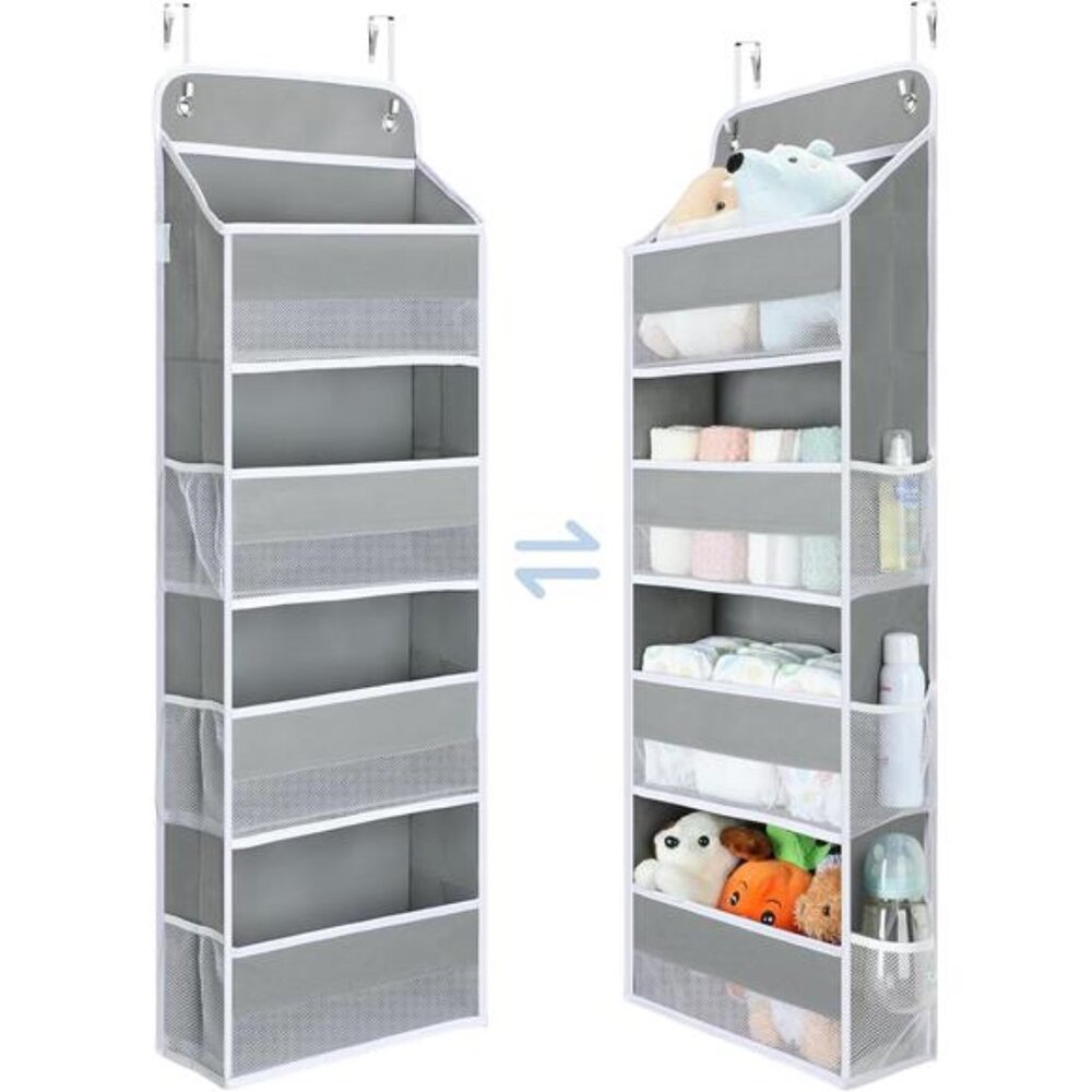 Over Door Organizer Hanging Storage Toy Diaper Bathroom Nursery Dorm Essentials